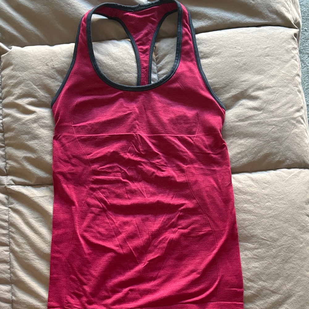 lululemon athletica Red Tank Top